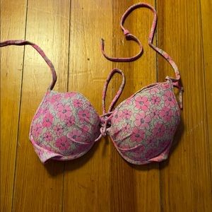 flower bikini top